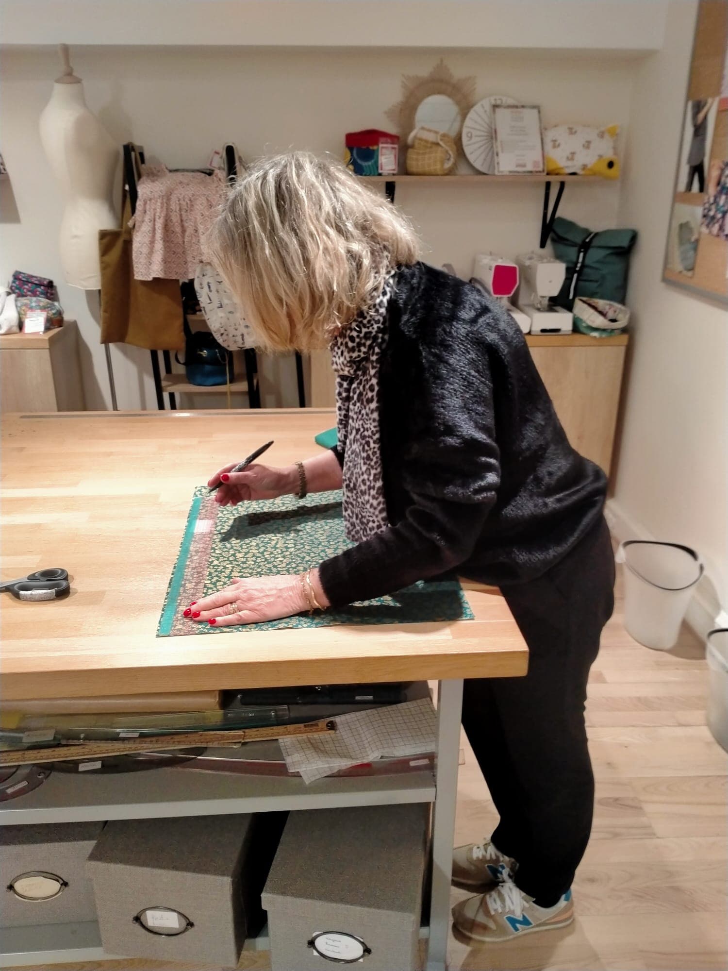 Traçage sur tissu