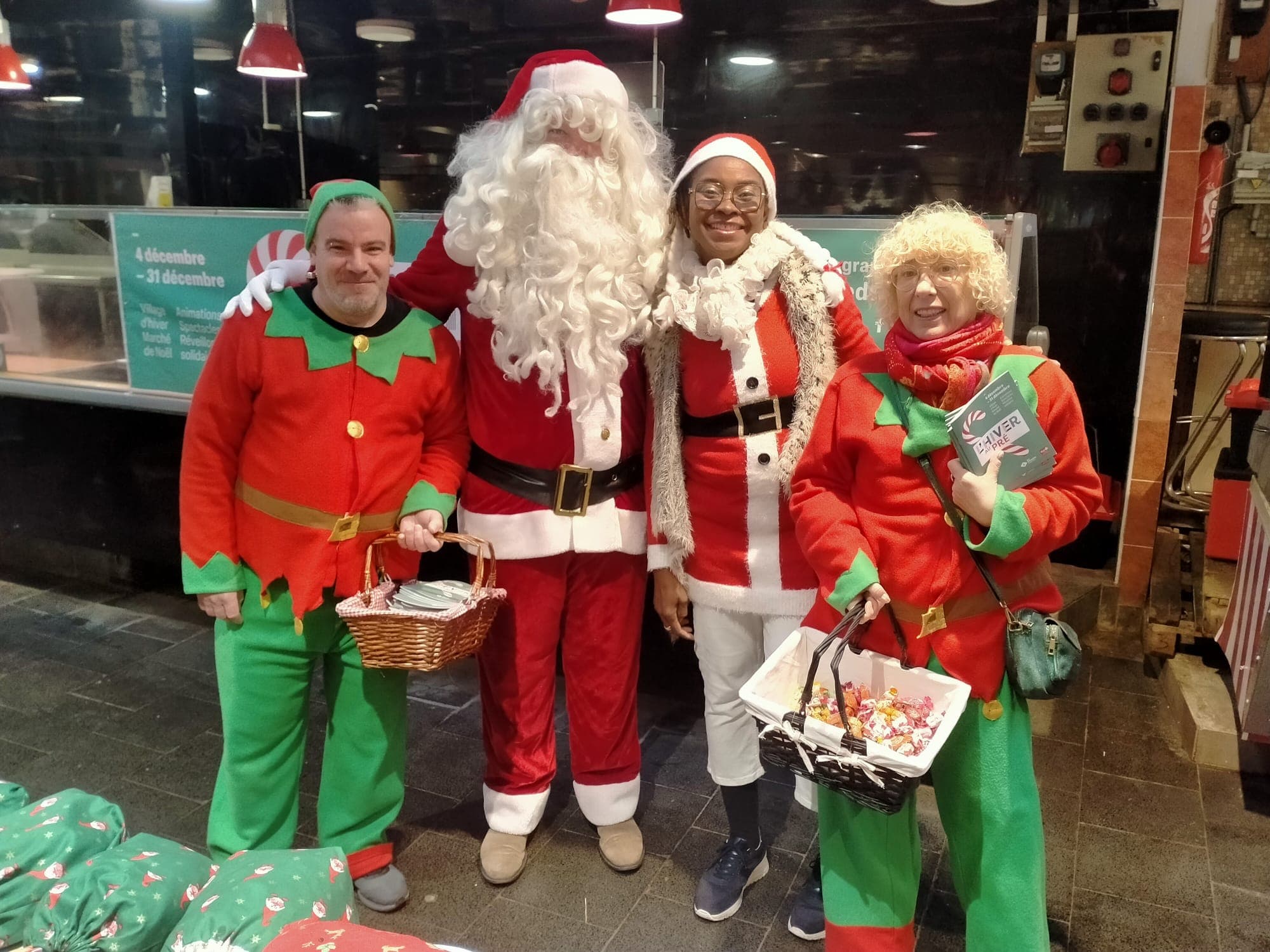 Photo avec le Père Noël
