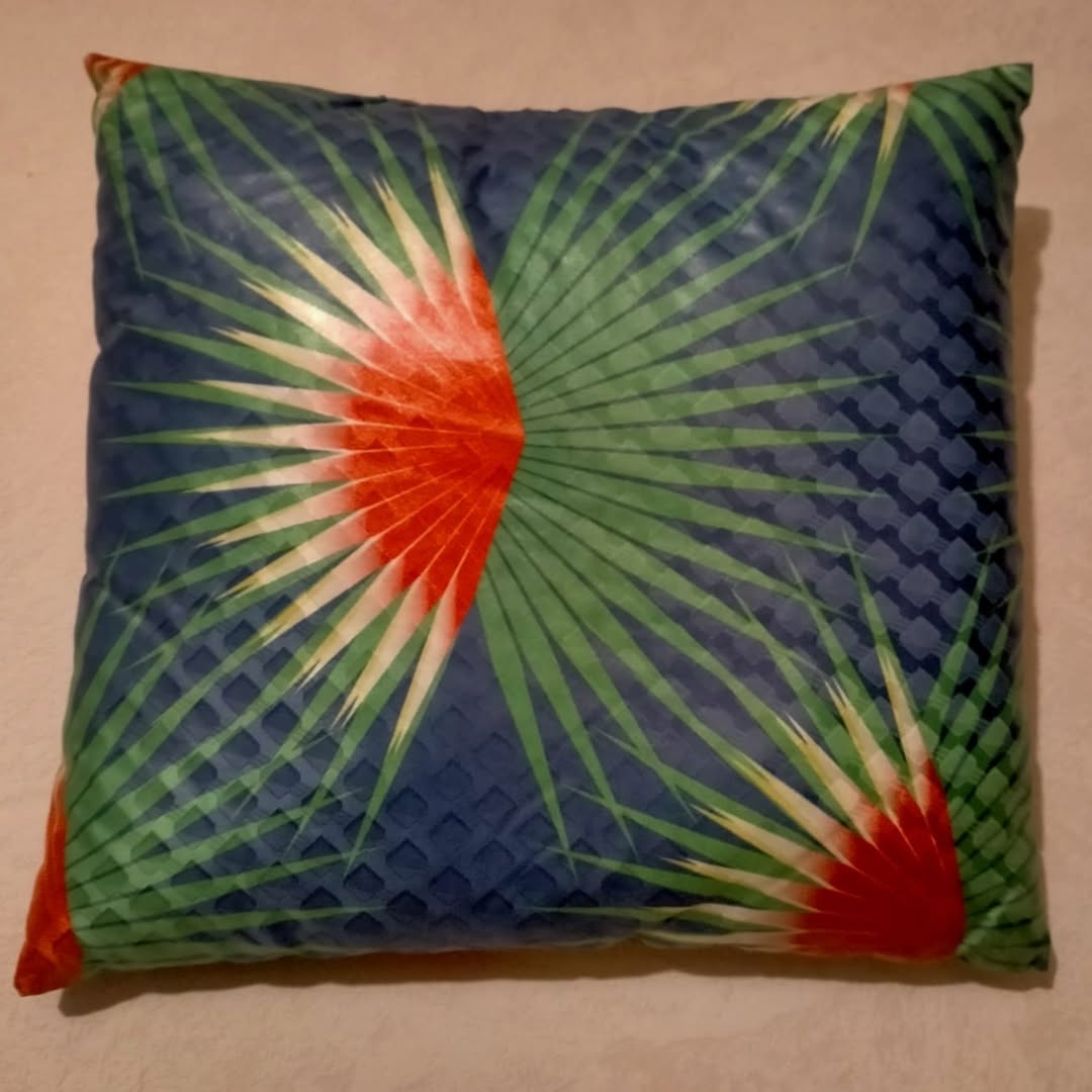 Coussin feuilles