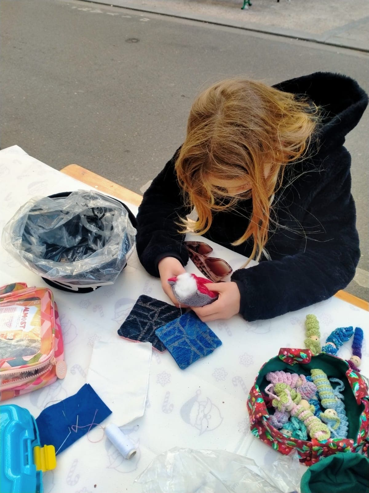 Enfant participant à la création