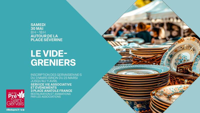 Affiche du vide-grenier du 30 mai