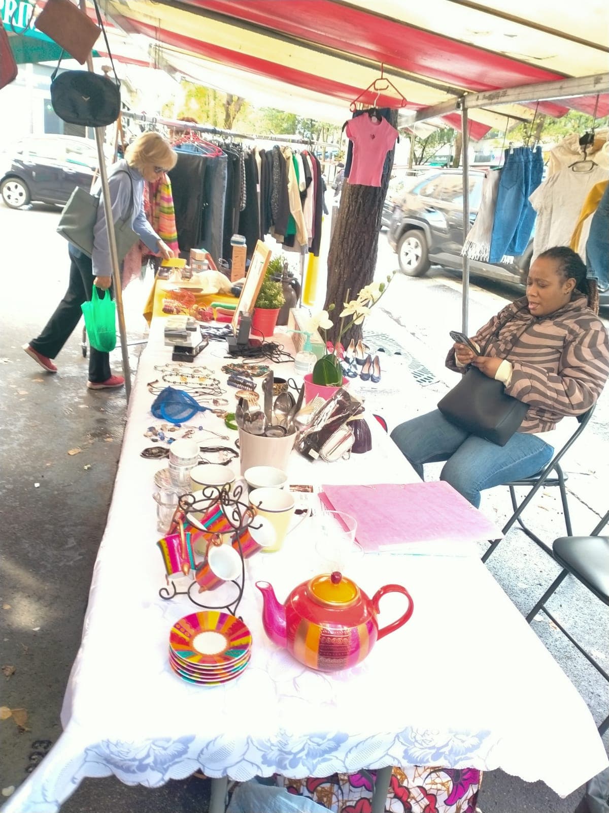 Table d'objets divers
